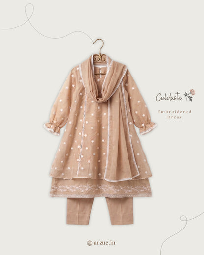 Guldasta  Beige - Anarkali Set
