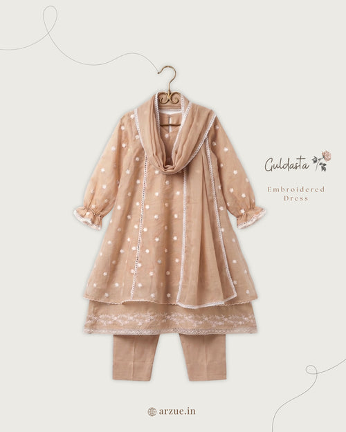 Guldasta  Beige - Anarkali Set