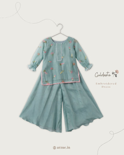Guldasta Sage Green - Palazzo Set