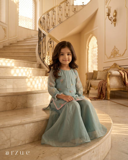 Guldasta Sage Green - Palazzo Set