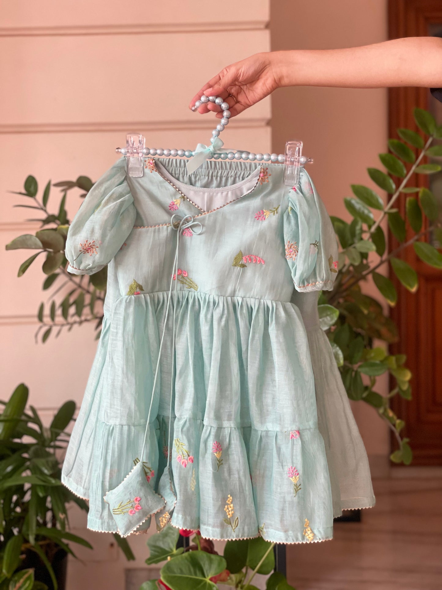 Sharara Set Sea green