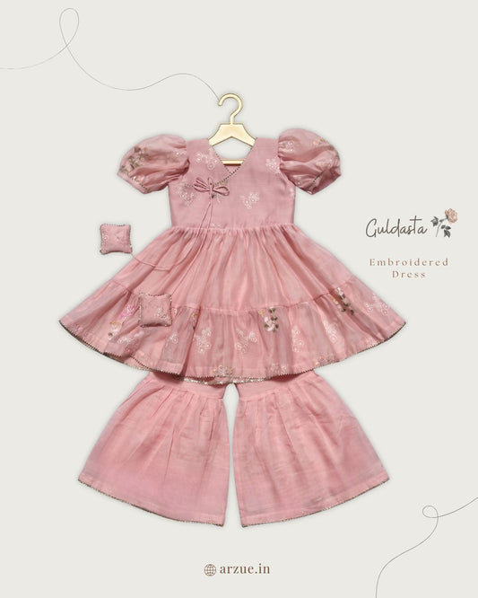 Guldasta Blush Pink - Sharara Set