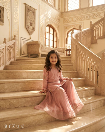 Guldasta Peach Blossom - Palazzo Set