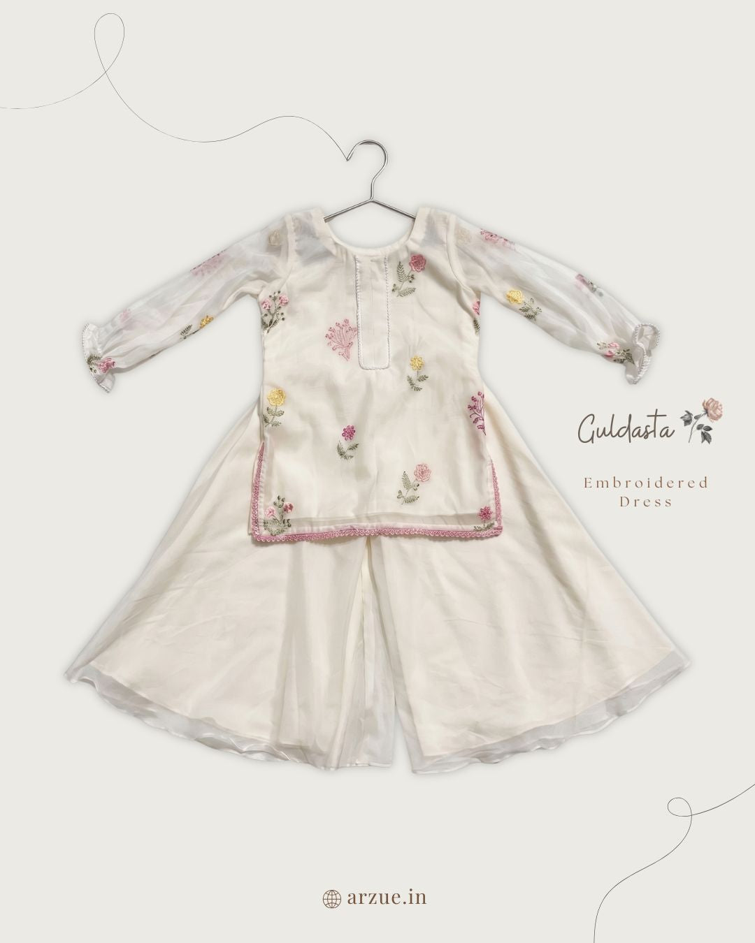 Guldasta Off  White - Palazzo Set