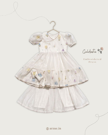 Guldasta Ivory White - Sharara Set