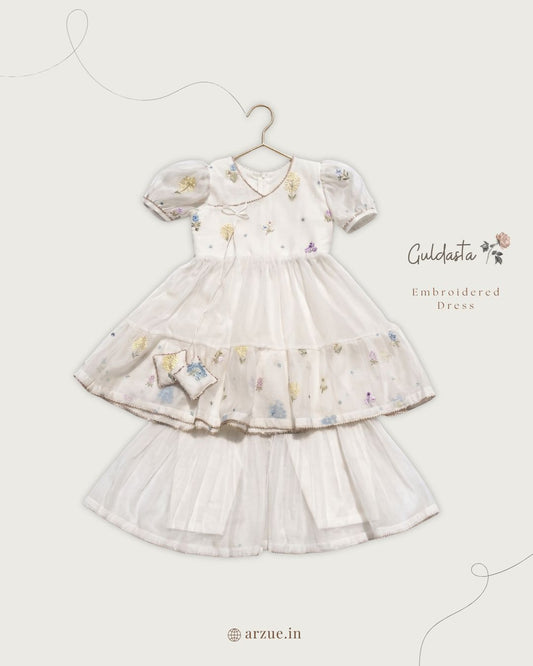 Guldasta Ivory White - Sharara Set