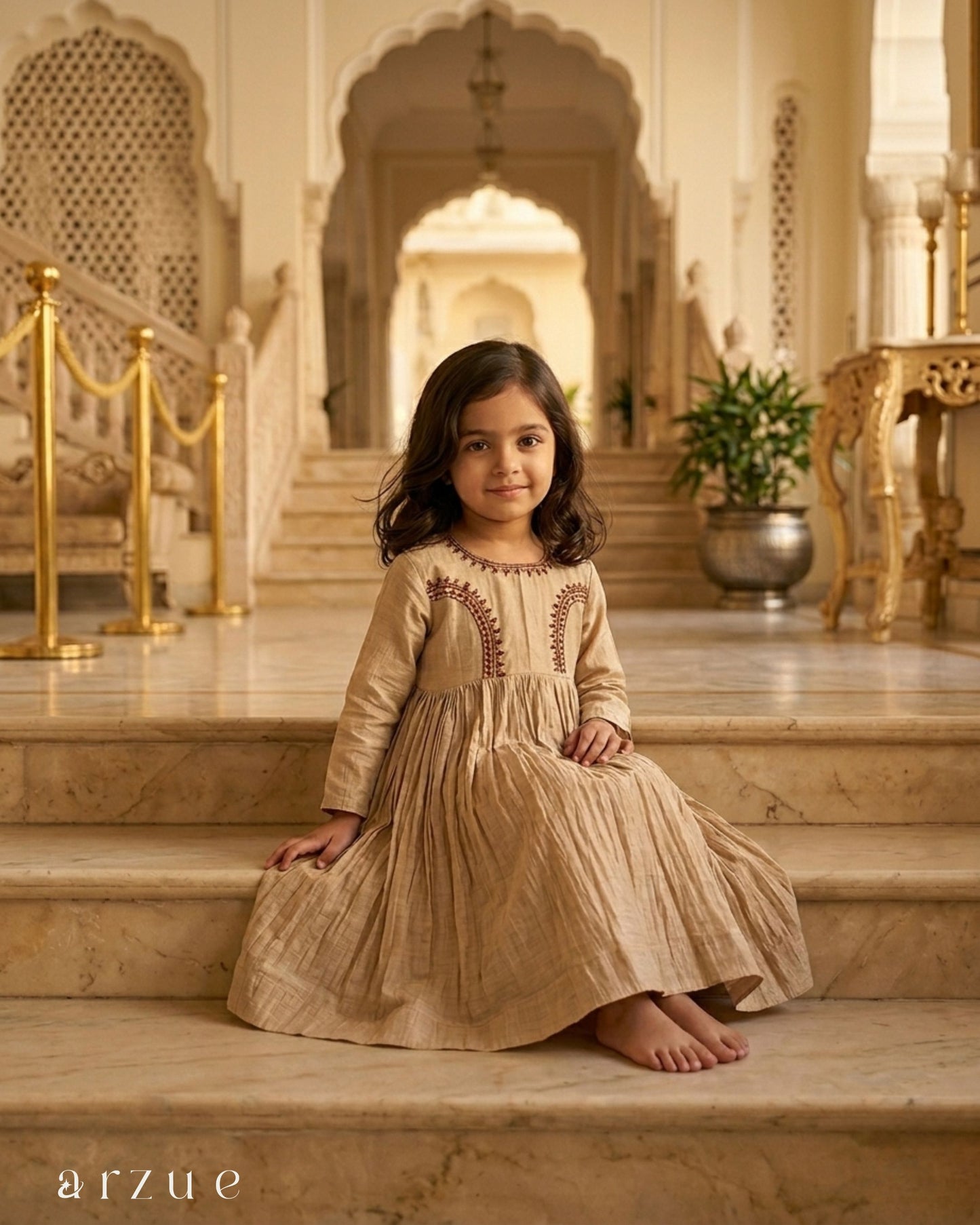 Guldasta Beige Set
