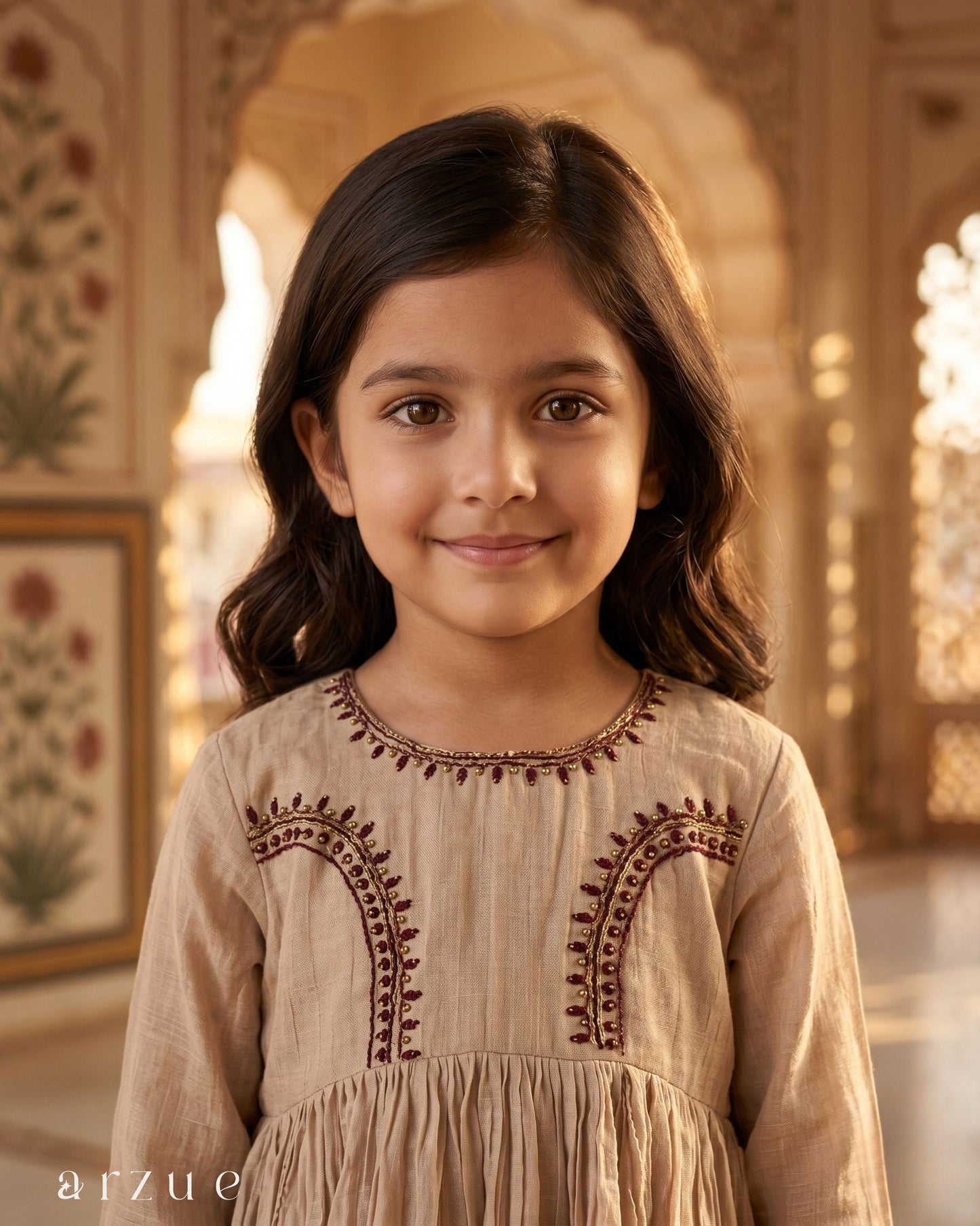 Guldasta Beige Set