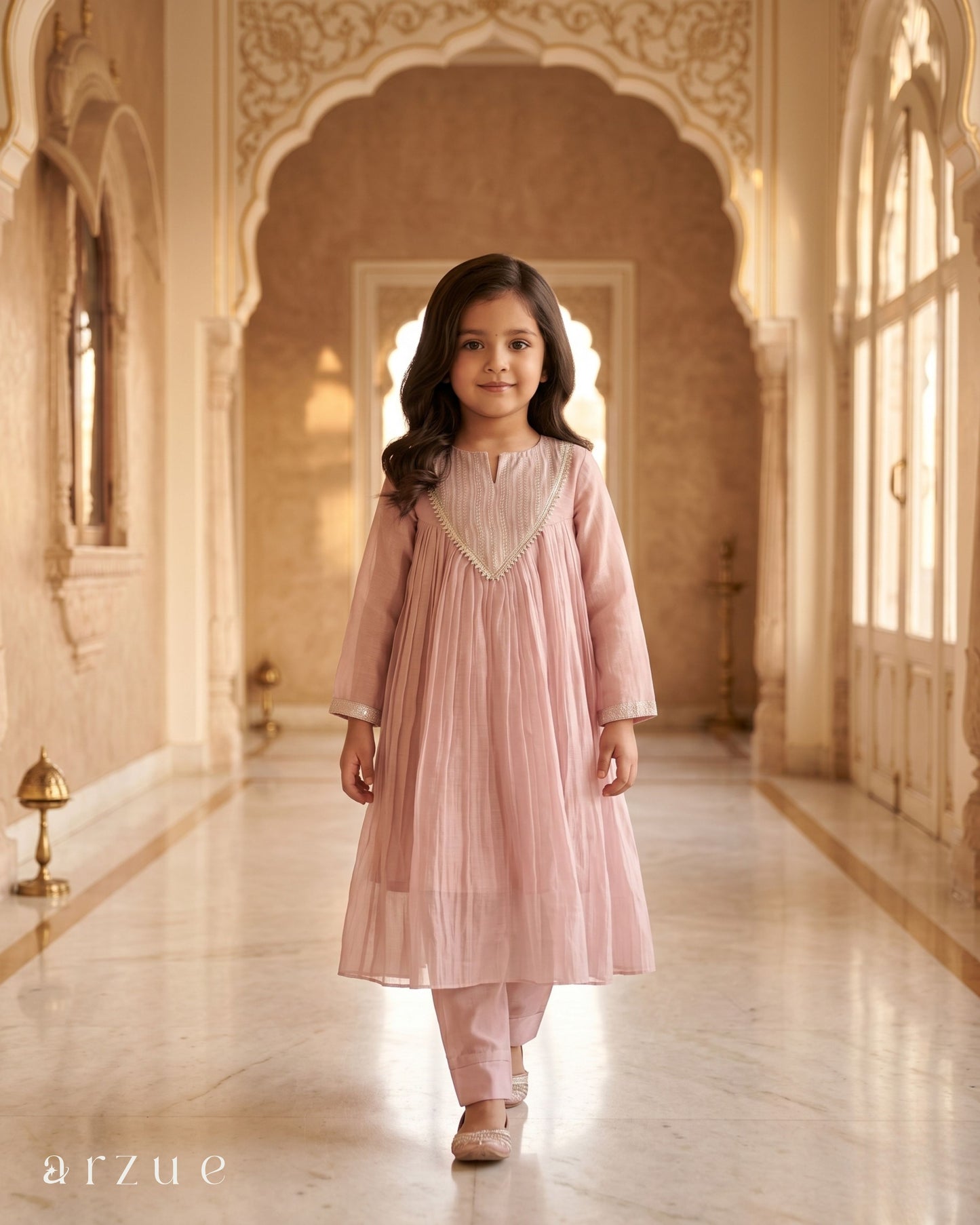 Pink Anarkali