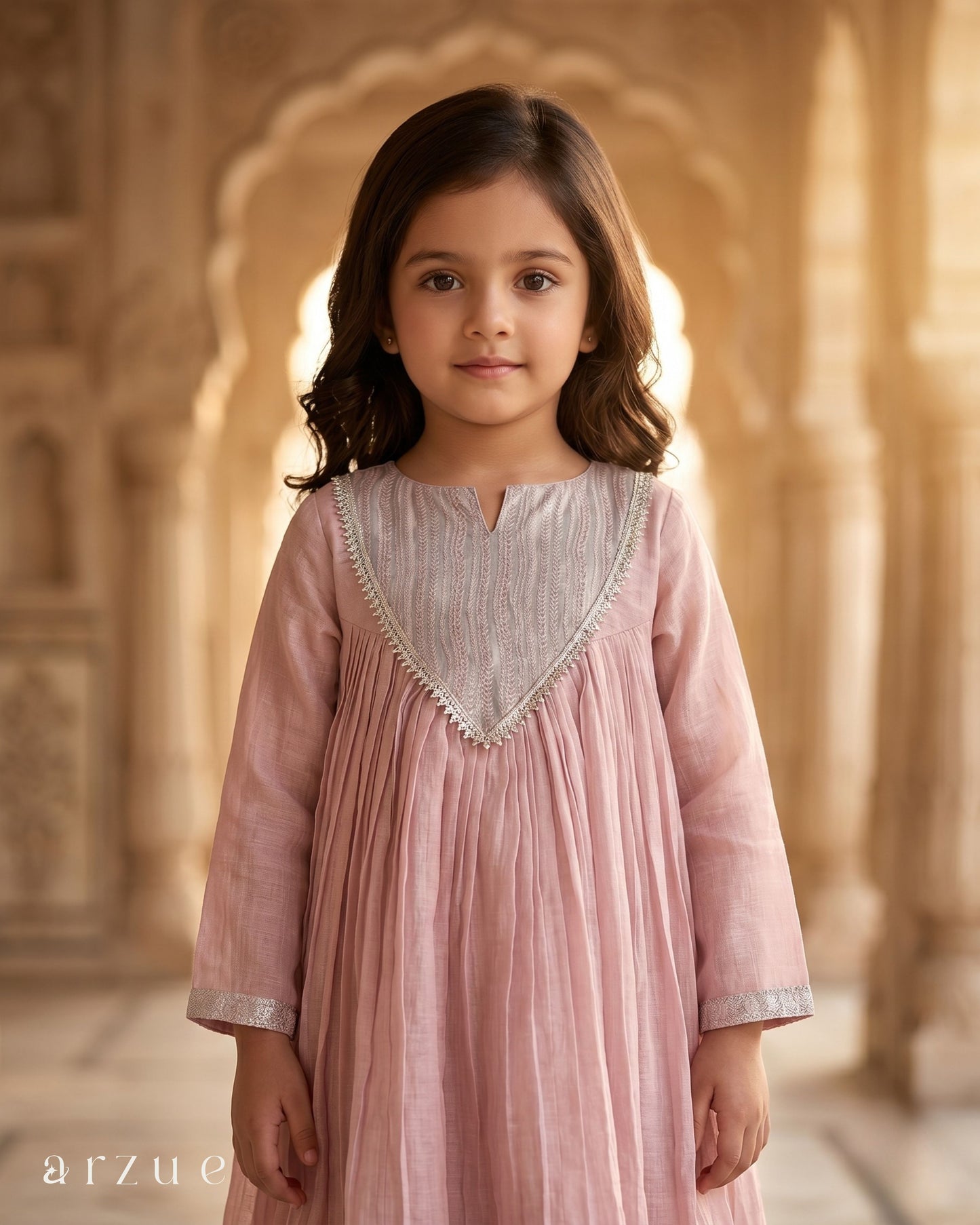 Pink Anarkali