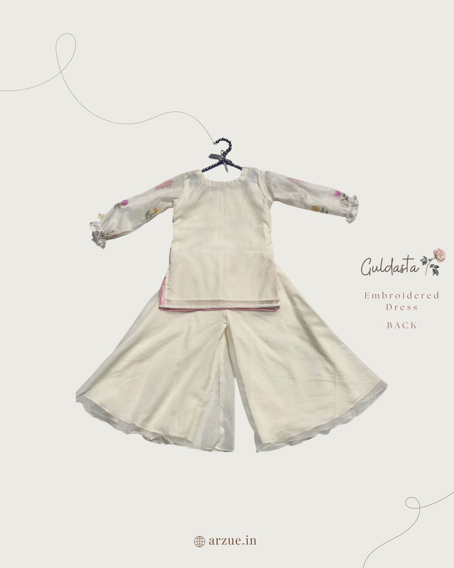 Guldasta Off  White - Palazzo Set