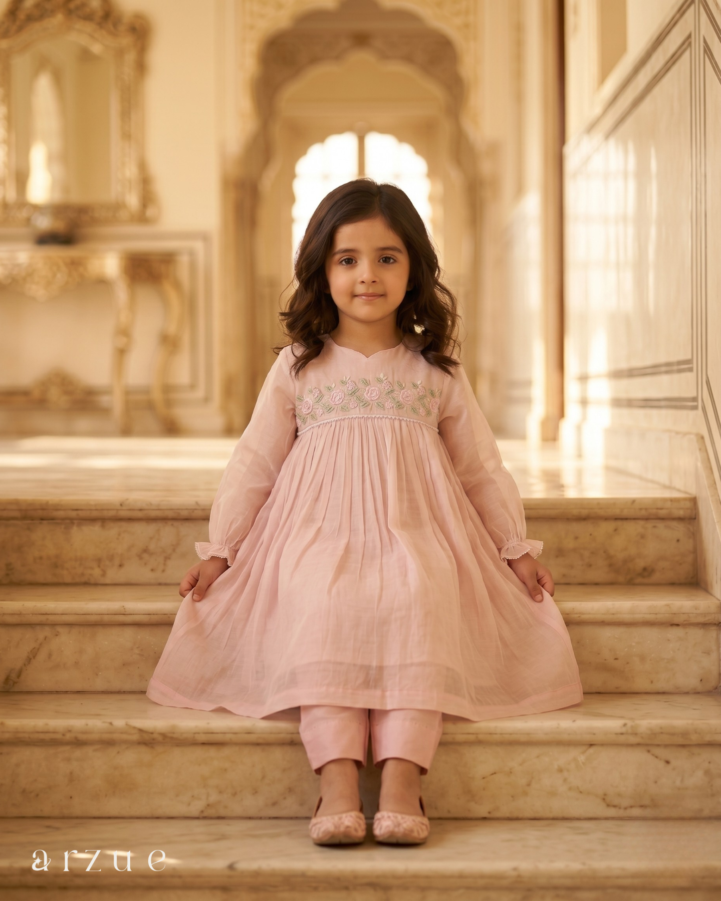 Rosa Pink - Frill Set