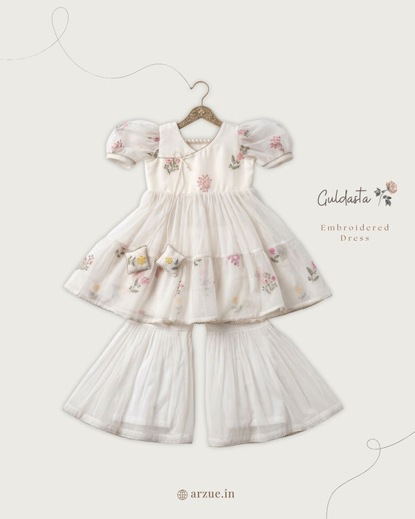Guldasta Off White - Sharara Set