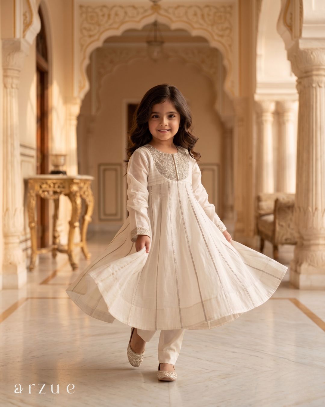 Guldasta White Dress