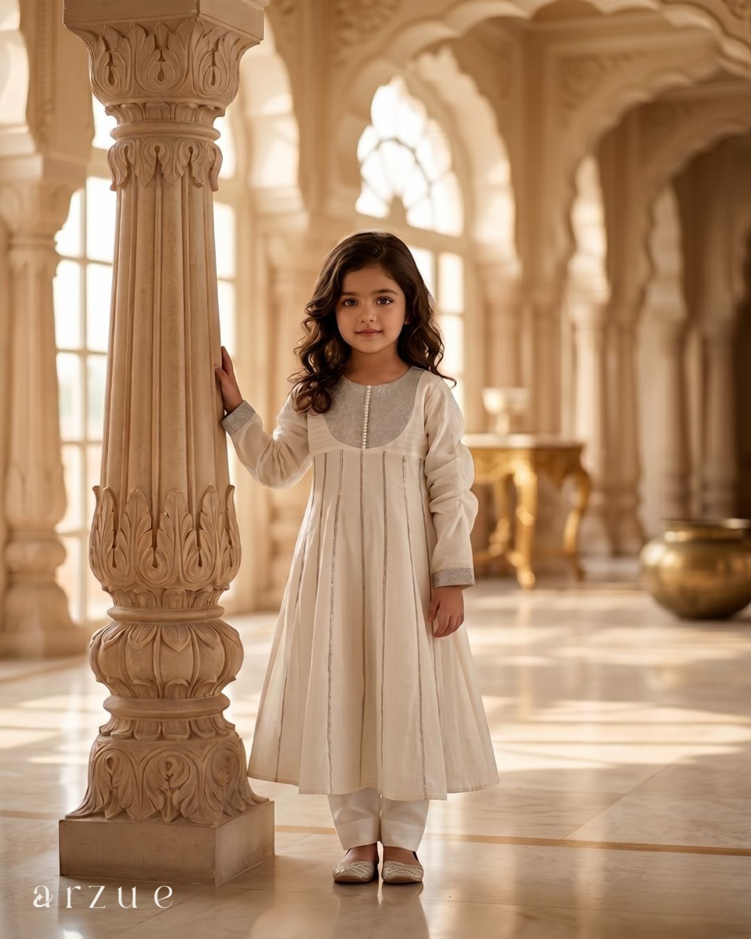Guldasta White Dress